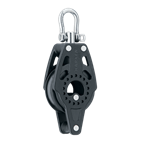 [H2637] HARKEN, poulie simple Carbo, 40mm, émerillon, manille, ringot