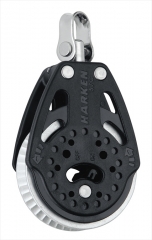 [H2169] HARKEN, Poulie Winch Power3, 57mm, Emerillon, Ratchamatic, 2x Grip