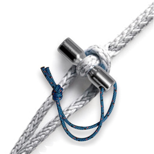 [BL0608RA] BLUE WAVE, t-bone, connecteur cordage, 36x8mm