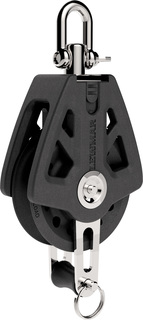 [L29925004] LEWMAR, poulie simple, SYNCRO, 50mm, ringot, émerillon