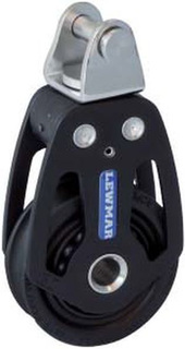 [L29197221] LEWMAR, poulie simple, HTX, 72mm, fourche, émerillon, alu