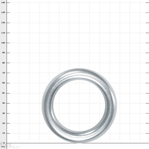 [RGR003] ART, Anneau Alu, 50/75mm, Gris 